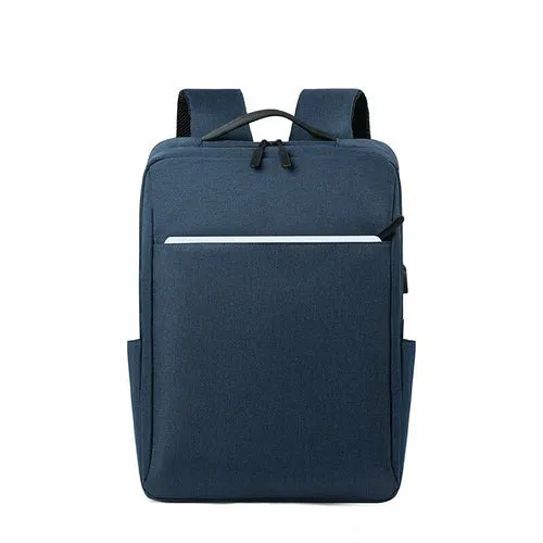 Simple Business Style Men's Backpacks for 15.6 Inches