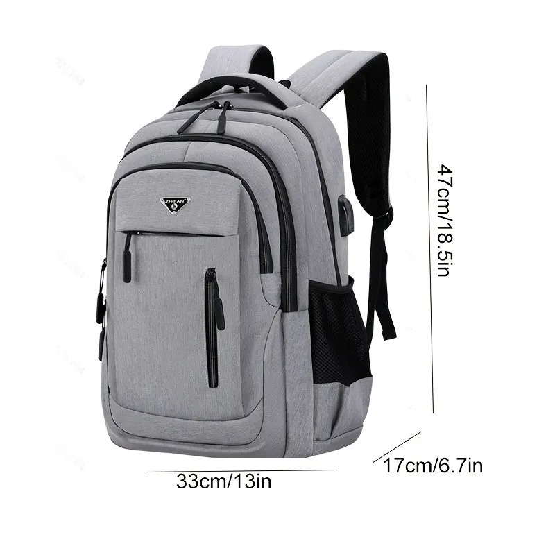 Spacious Laptop Backpack with Spine Protection and Multilayer Design