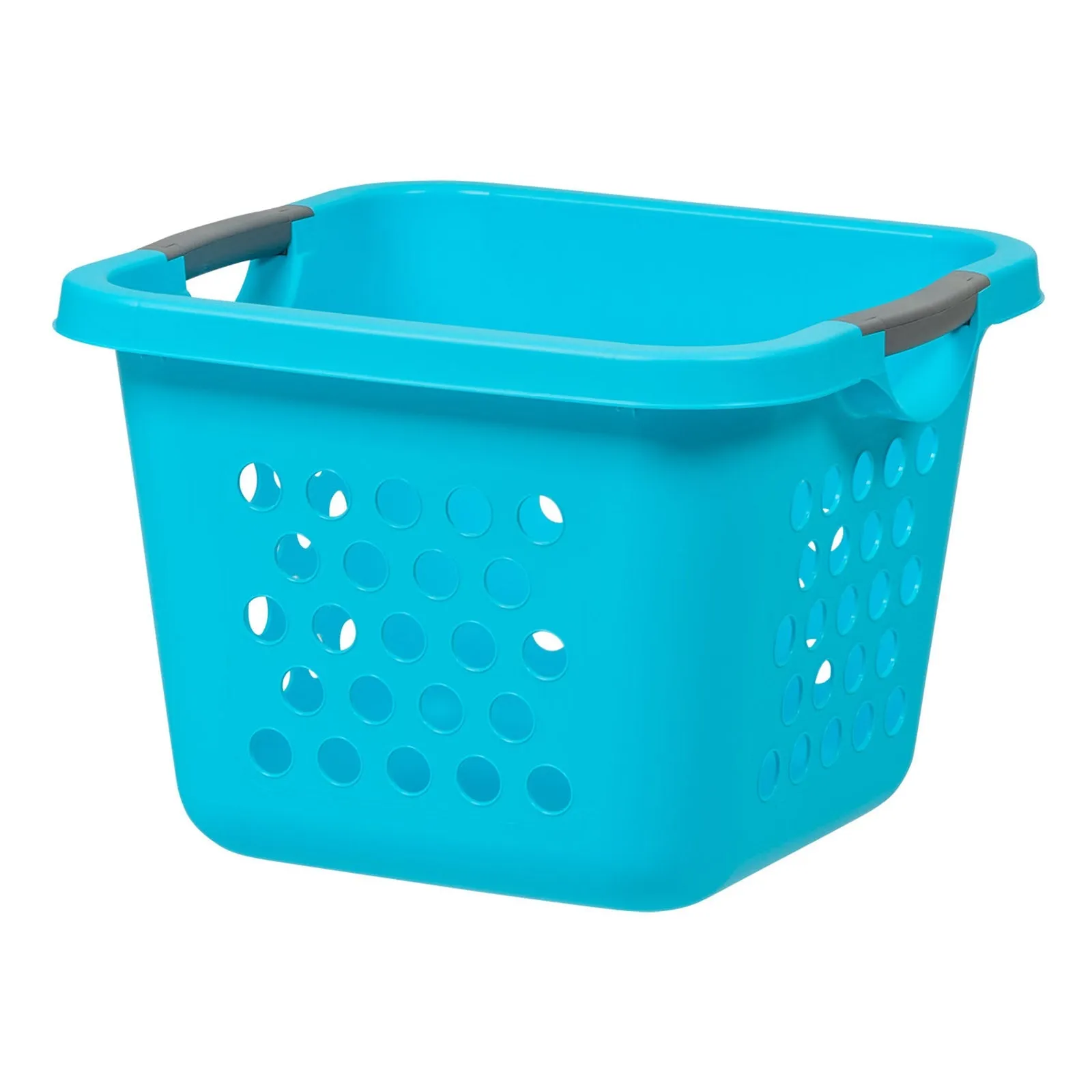 Square Laundry Basket, Laundry Organizer for the Closet, Dorm, Laundry Room and Bedroom, Small, Tall Laundry Storage - Medium, Teal, 2 Pack