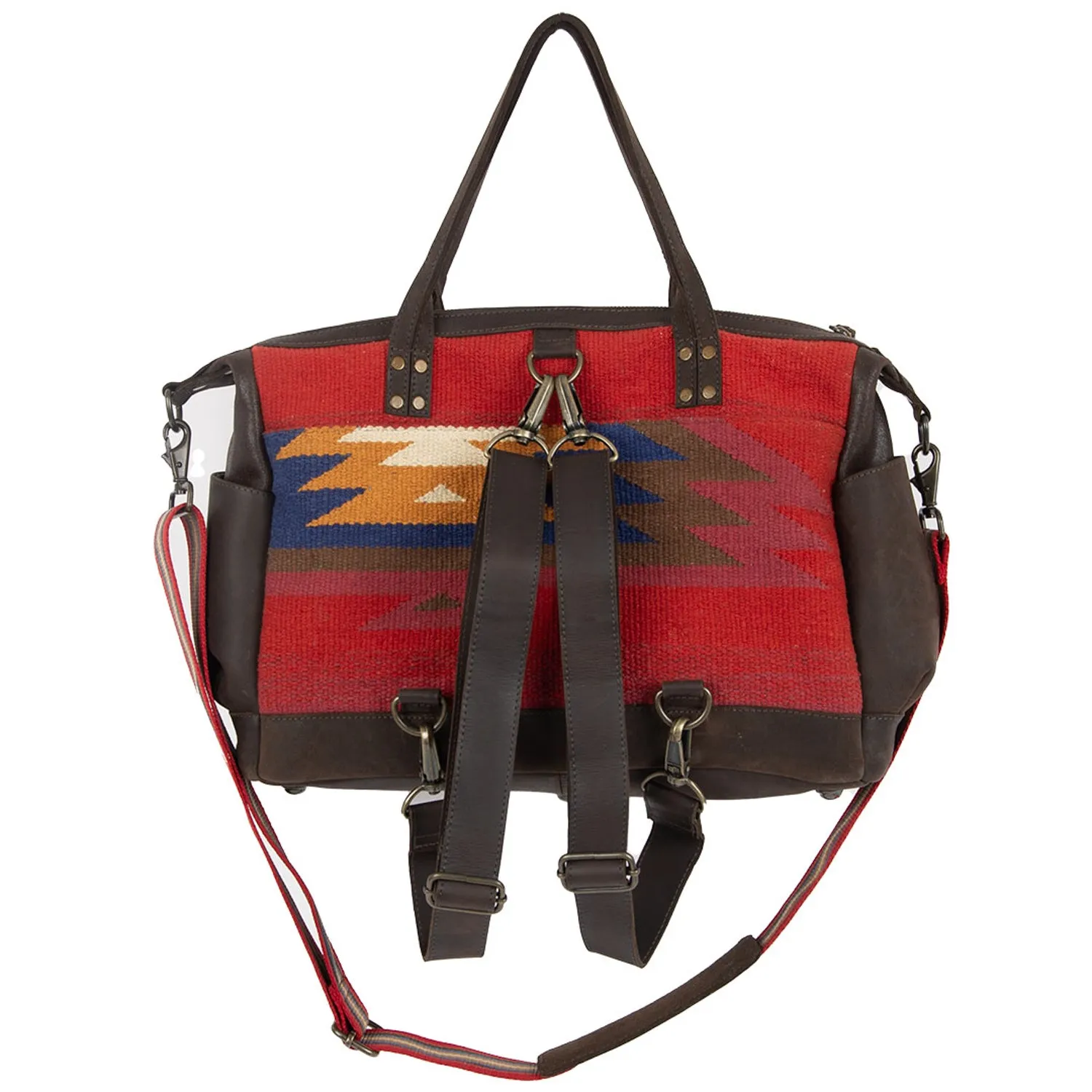 STS Ranchwear Womens Crimson Sun Amelia Multi-Color Leather Tote Bag