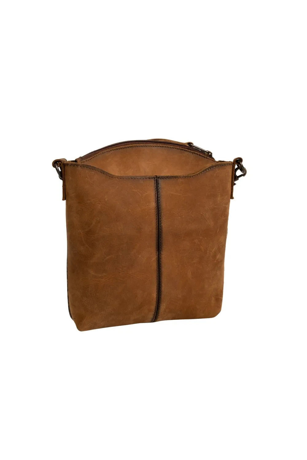 STS Ranchwear Womens Josie Cowhide/Tan Leather Crossbody Bag