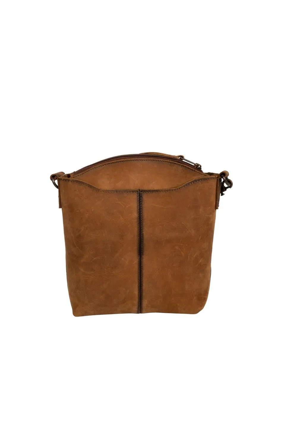 STS Ranchwear Womens Josie Cowhide/Tan Leather Crossbody Bag