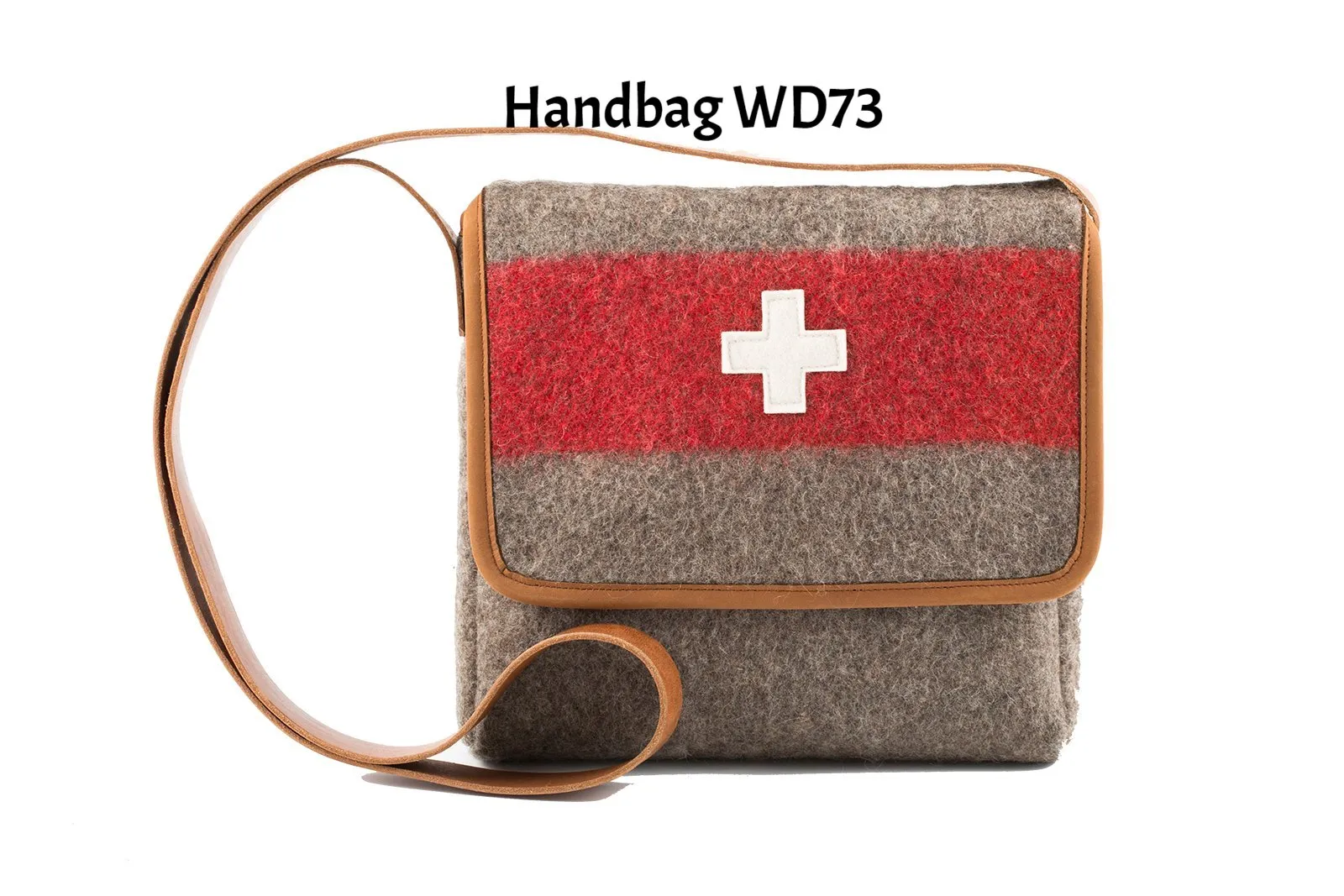 Stylish Swiss Boiled Wool Blanket Handbags by KARLEN Swiss