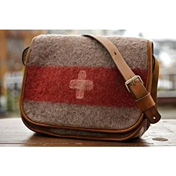 Stylish Swiss Boiled Wool Blanket Handbags by KARLEN Swiss