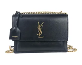 Sunset Medium Monogram YSL Chain Crossbody Bag/Shoulder Bag