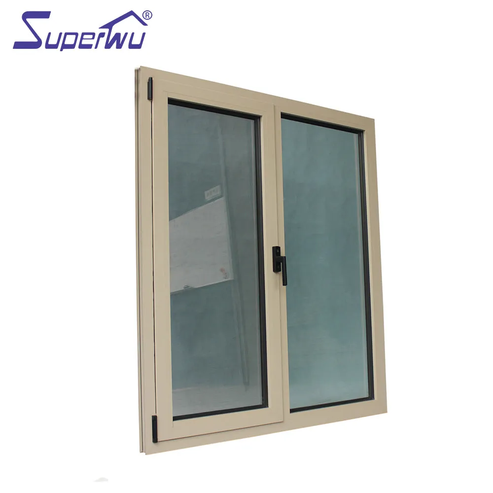 Superwu Australia standard aluminum windows and doors aluminium tilt and turn windows wholesale