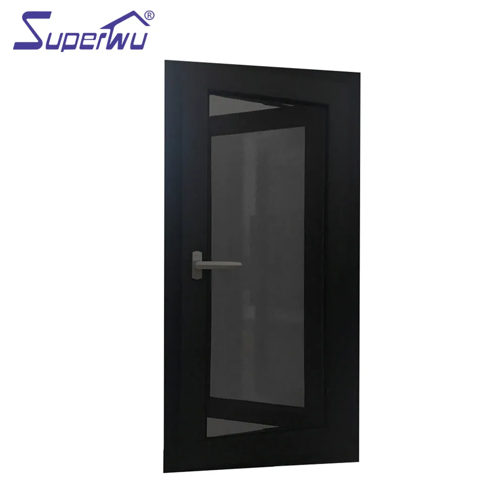 Superwu Customized Size Double Glazed Aluminum Casement Windows Factory Prices more than 10 years warranty