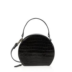 The Hatter (Black Croc-Embossed)