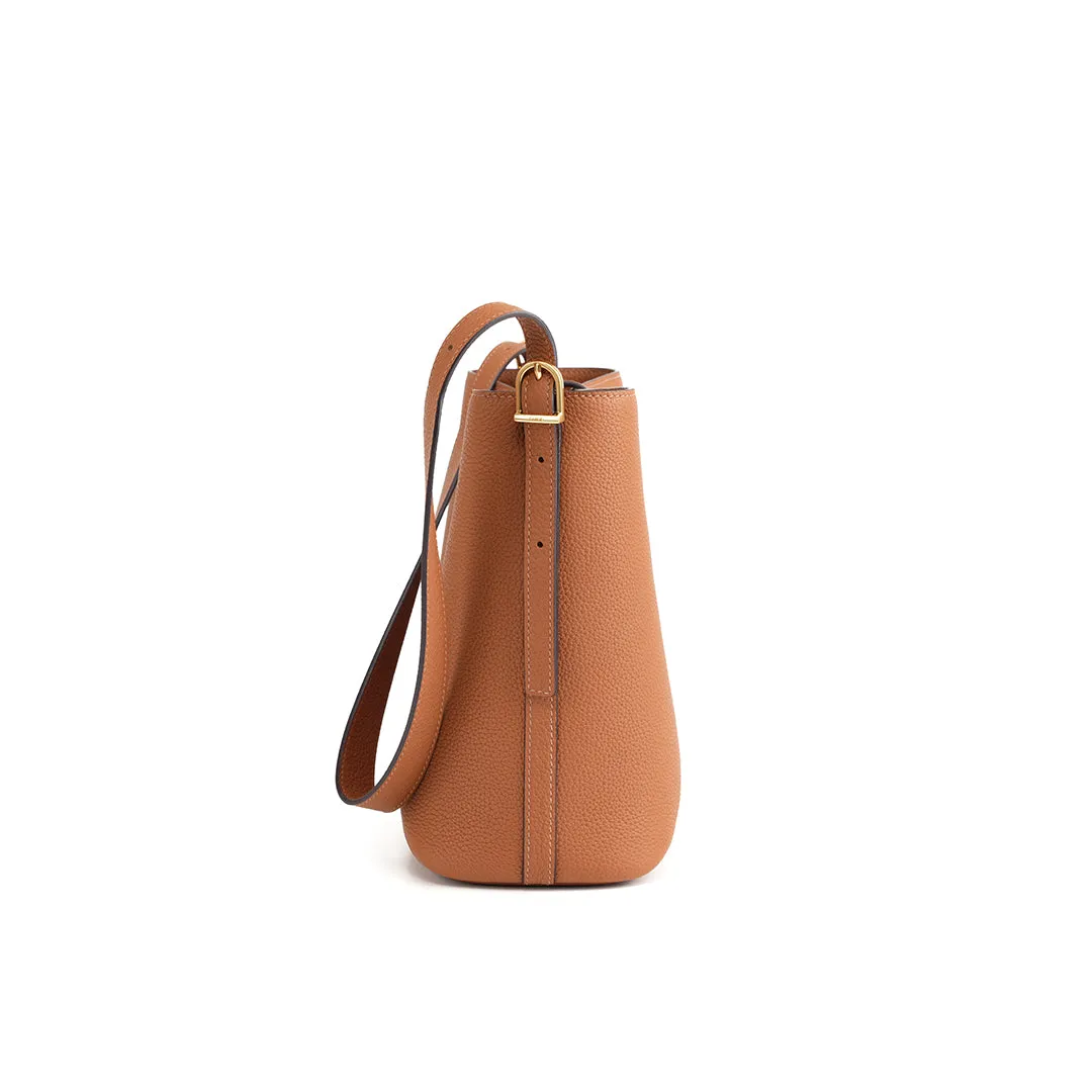 TIANQINGJI Handmade TOGO Leather Bucket Bag