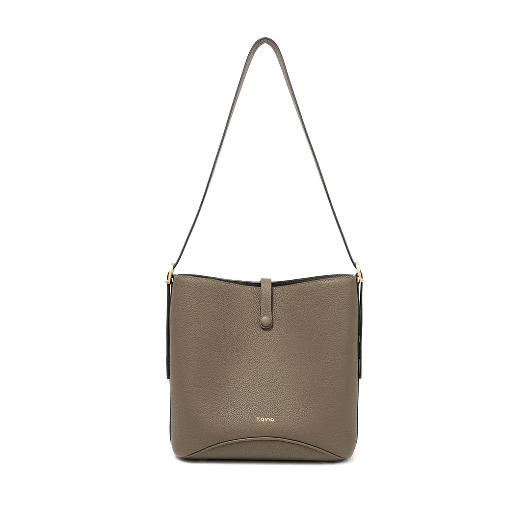 TIANQINGJI Handmade TOGO Leather Bucket Bag