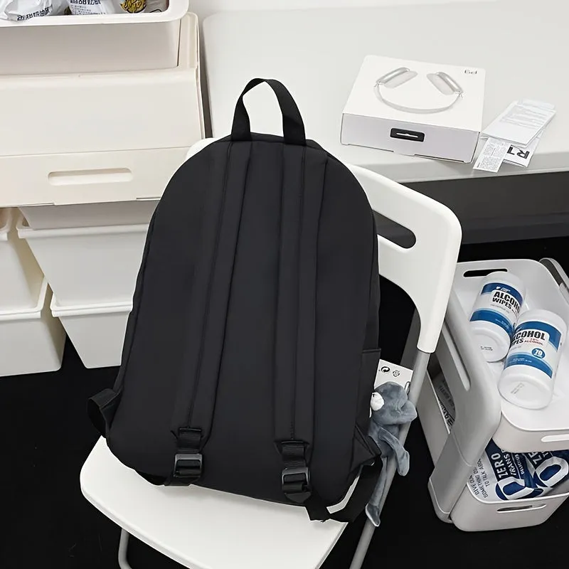 Trendy Shoulder Backpack for Students with Laptop Compartment