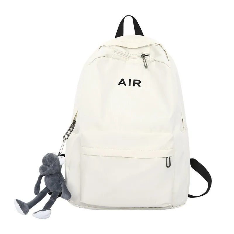 Trendy Shoulder Backpack for Students with Laptop Compartment