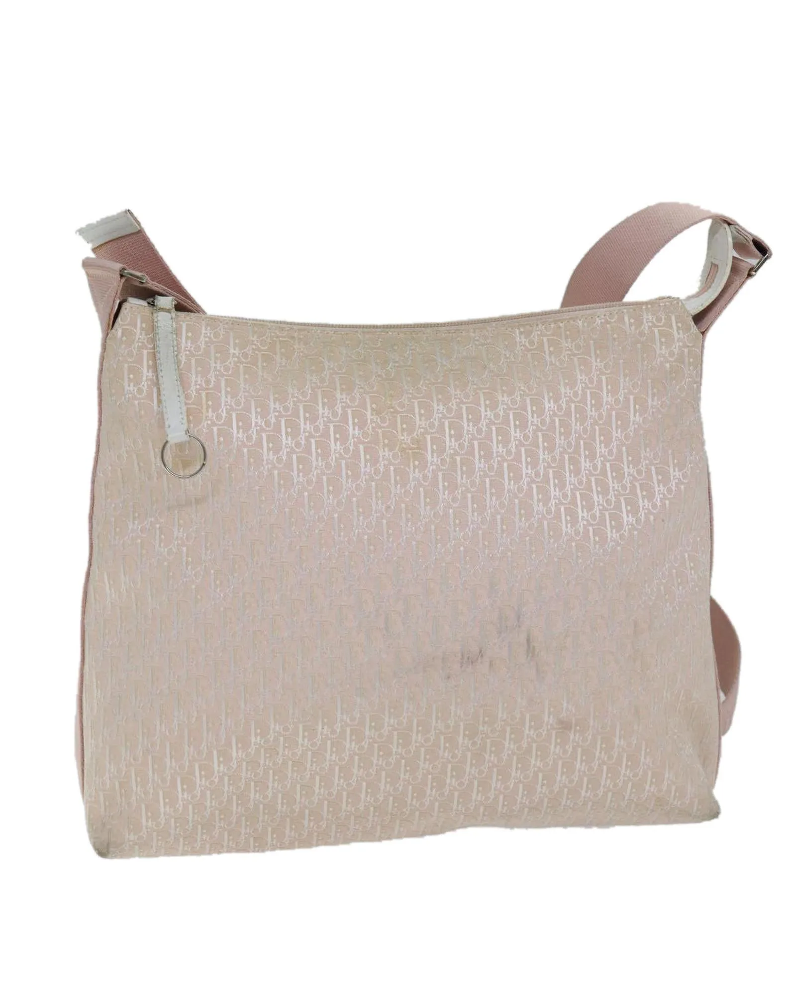 Trotter Canvas Shoulder Bag in Pink