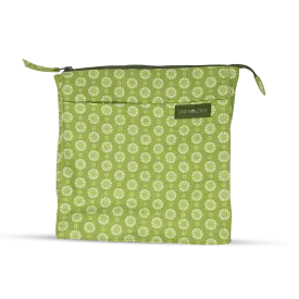 Wash Bag Tall - Geo Lime