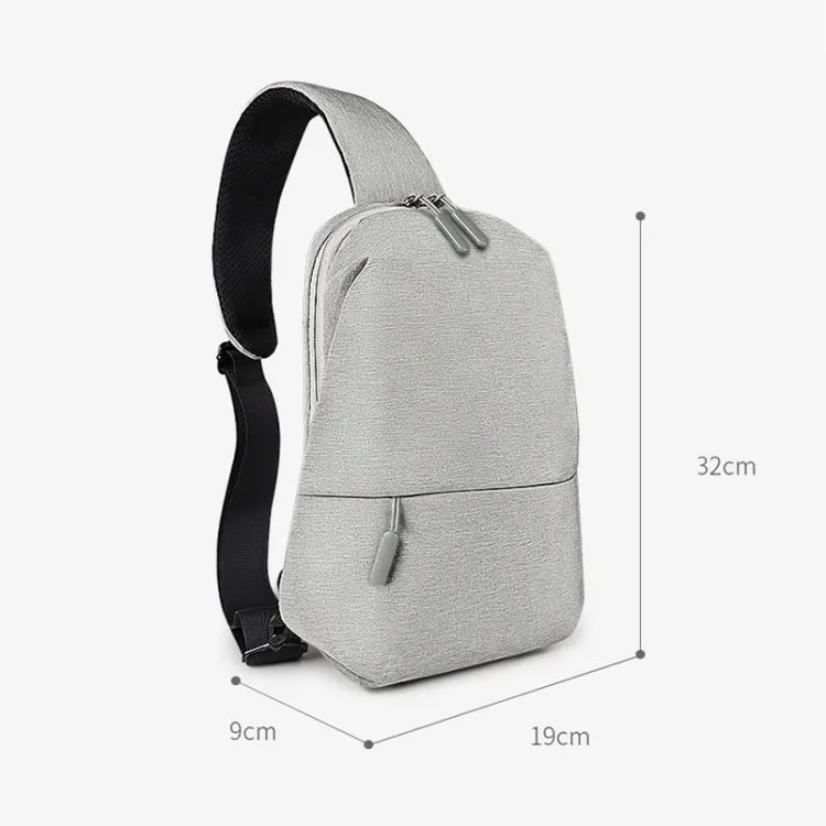 XB03 Adjustable Casual Sports Chest Bag(Deep Gray)