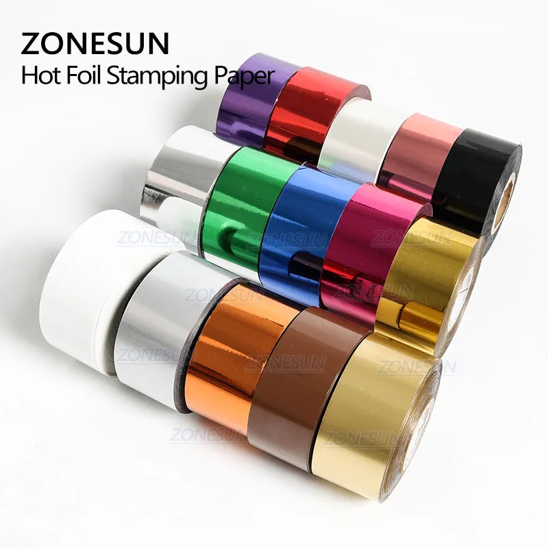 ZONESUN Hot foil Stamping Paper Leather Fabric PU Glitter Decorative Artificial Metal Leather for Sewing Material Leather Skin